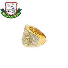 Men's Diamond Fashion Cluster Ring 2.4 CTW 10K Yellow Gold